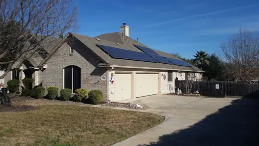 A completed residential solar installation by Advanced Solar, photo 9