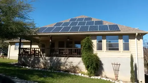 A completed residential solar installation by Advanced Solar, photo 12