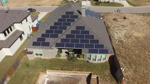 A completed residential solar installation by Advanced Solar, photo 20