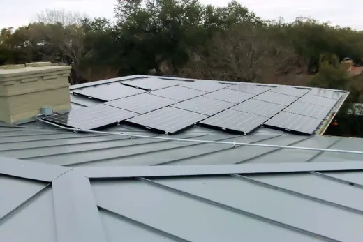 A completed residential solar installation by Advanced Solar, photo 28