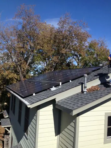 A completed residential solar installation by Advanced Solar, photo 29