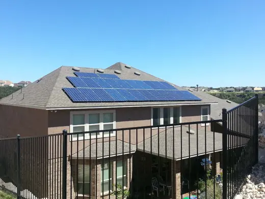 A completed residential solar installation by Advanced Solar, photo 31